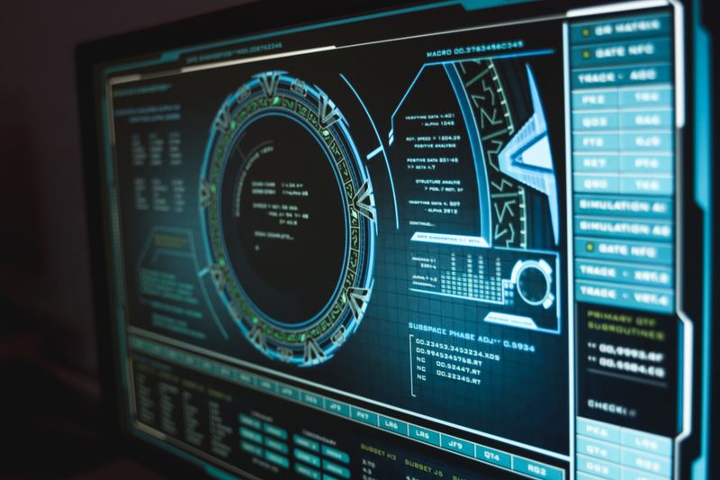 Close-up of a laptop screen showing browser security warning